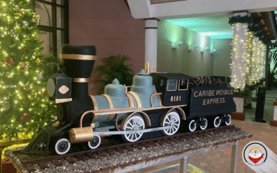 Caribe Royale Orlando – 32-foot-long Train was Made out of 1,600 Pounds of Pure Chocolate and We Love it