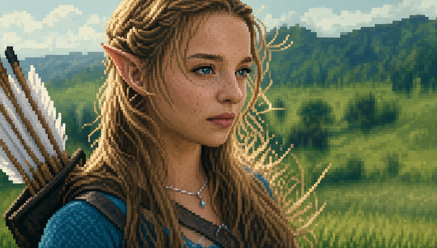Princess Zelda close -up