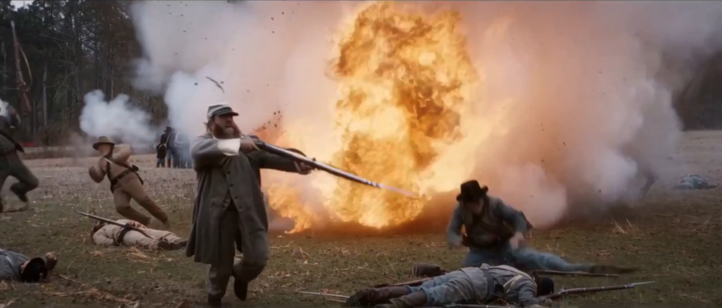 Re-enactment of the civil war Devour